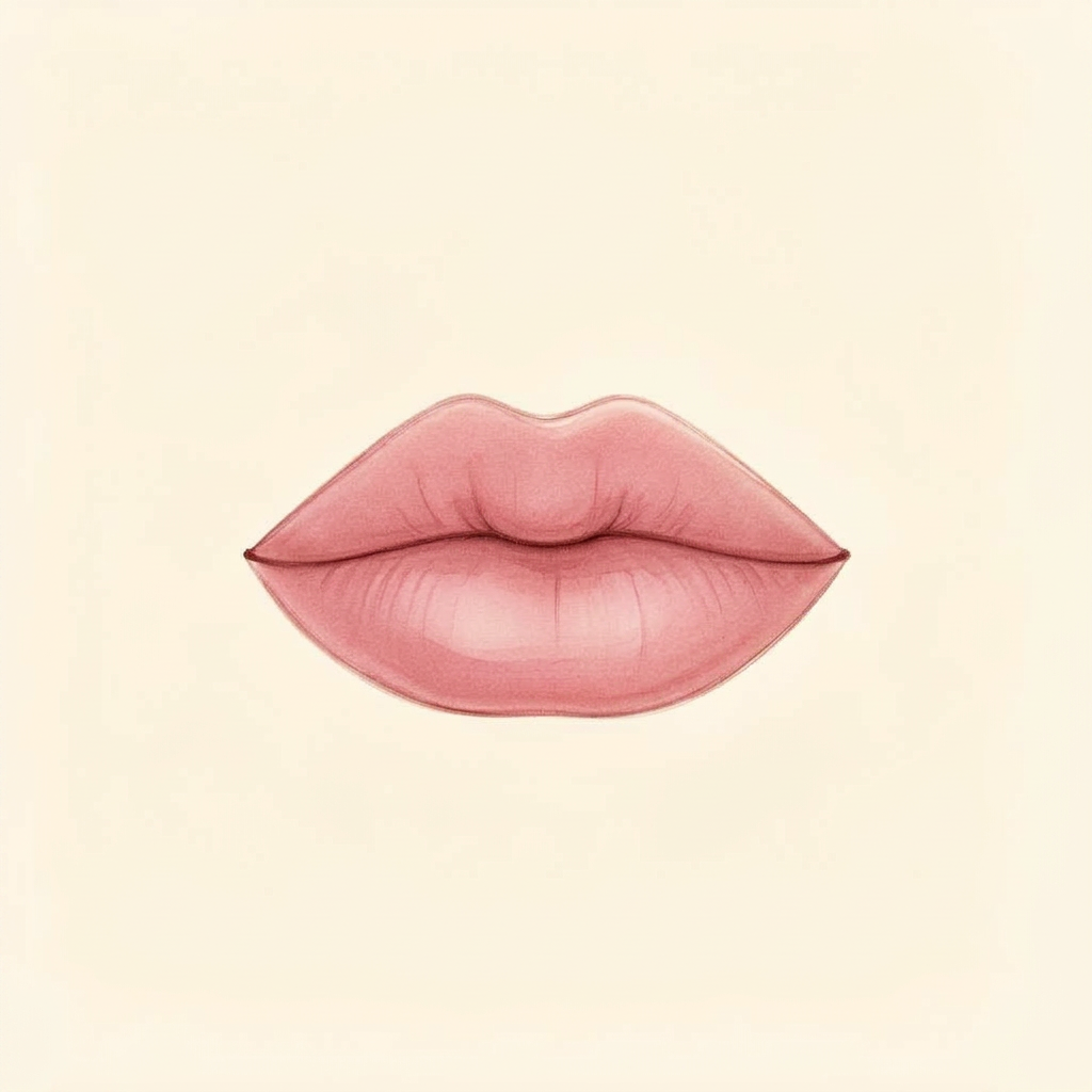 Lip healing visual — Day 15–30