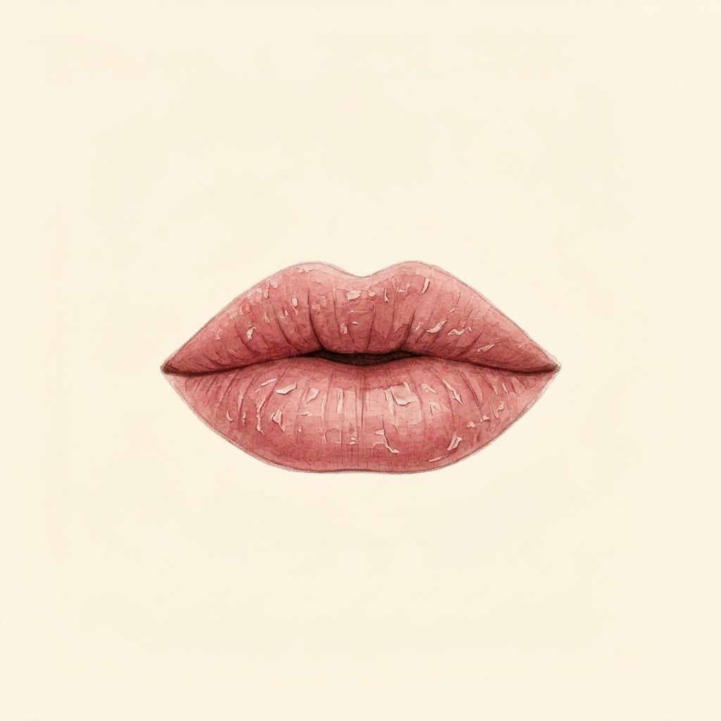 Lip healing visual — Day 4–7