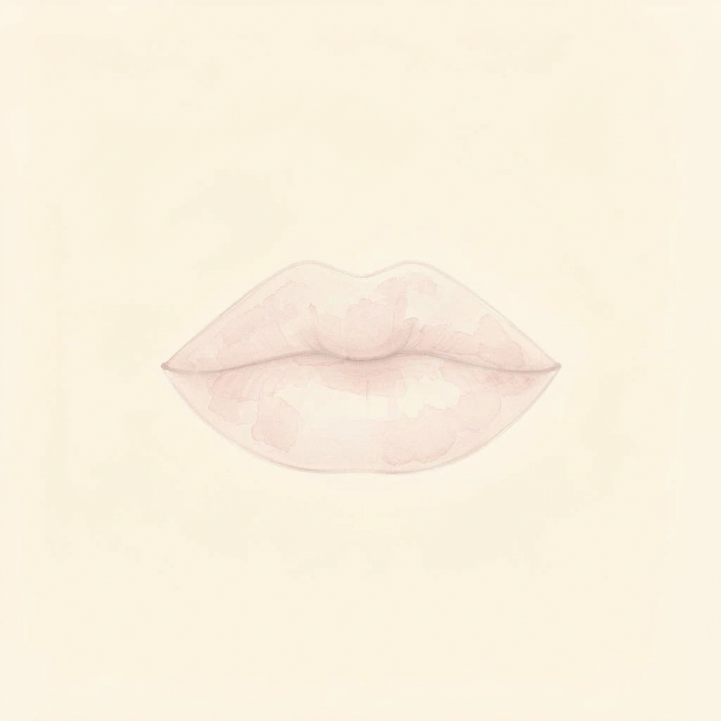 Lip healing visual — Day 8–14